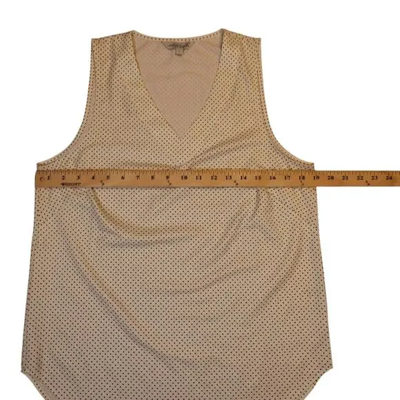 3PK Neutral Sleeveless Shell Tops Sz L Black Ivory Beige Workwear Basics EUC - Picture 14 of 16